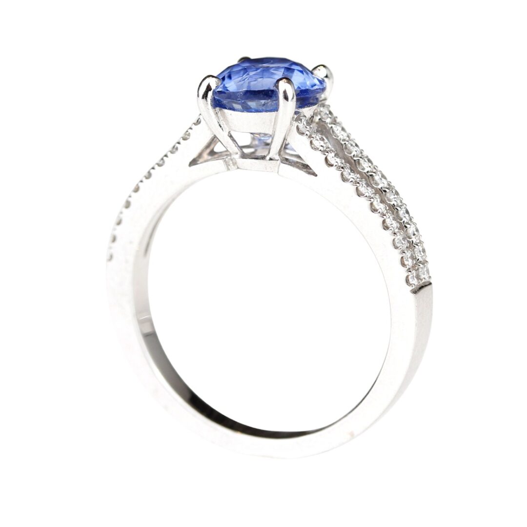 Bague saphir de fiancailles