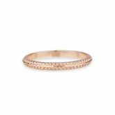 Bague alliance or rose Aurore
