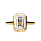 Sophia diamant taille émeraude – Image 5