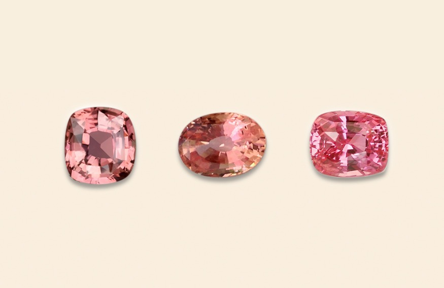 Saphirs padparadscha