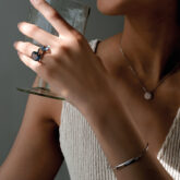 Poppy Blue bague topaze London blue L – Image 2