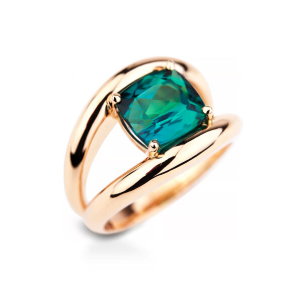 bague boccadilupo tourmaline bleu