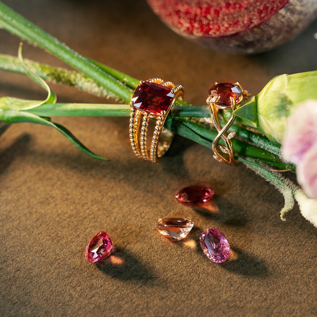 Bague pierre fine sur-mesure Paris Compagnie des Gemmes
