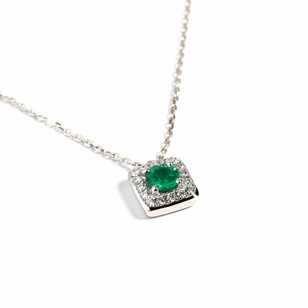 Pendentif émeraude Octavia Compagnie des Gemmes