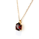 Poppy Blue pendentif grenat – Image 2