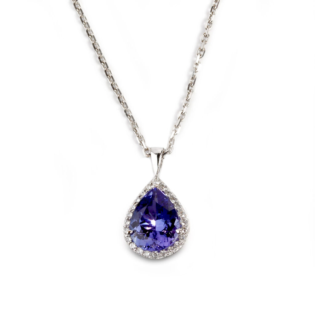 Collier En Diamants 27,76 Carats - Or Blanc 18K - Formes Marquise, Poire Et Ronde - Jisha