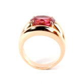 Boccadilupo bague Tourmaline rose et or rose Compagnie des Gemmes Paris