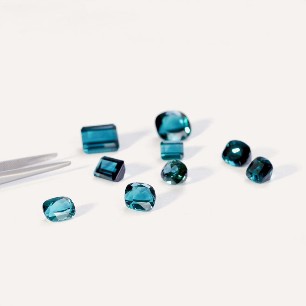 Tourmalines bleu lagon