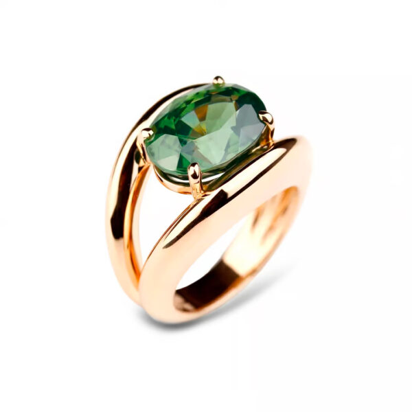 bague boccadilupo zircon vert