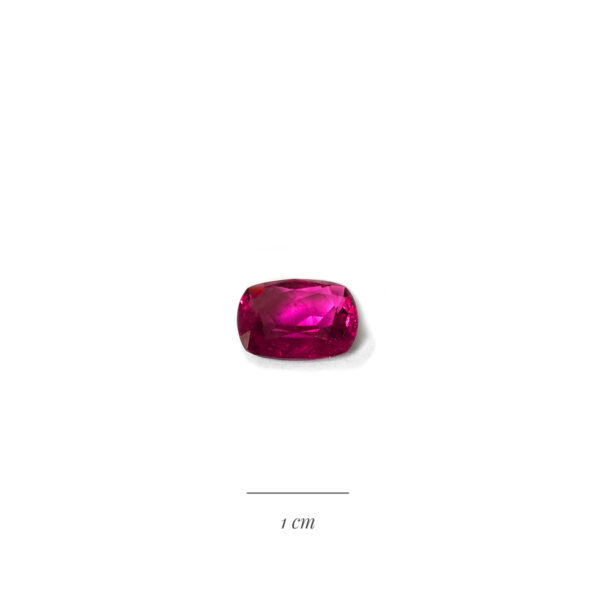 pierre seule tourmaline rubellite pour projet de bague sur mesure