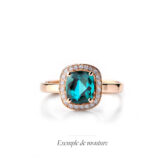 Tourmaline indigolite carré 3,64 cts – Image 2