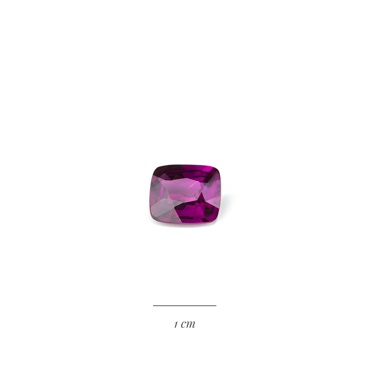 Grenat Rhodolite Naturel 1.44 Carats, Taille Ovale, Rose, Tanzanie