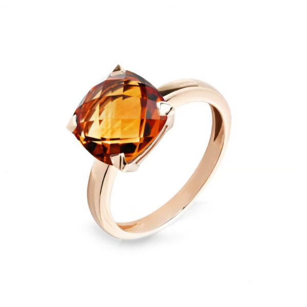 Poppy Blue bague citrine madère