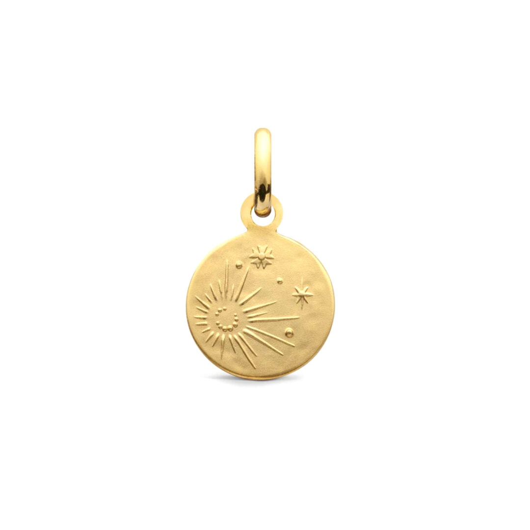 Pendentif Lune couleur bleu roi Arthus Bertrand