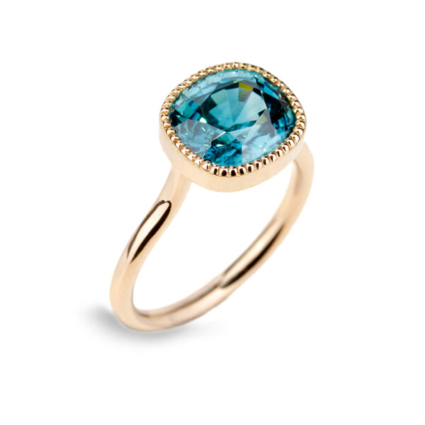 Divine zircon bleu