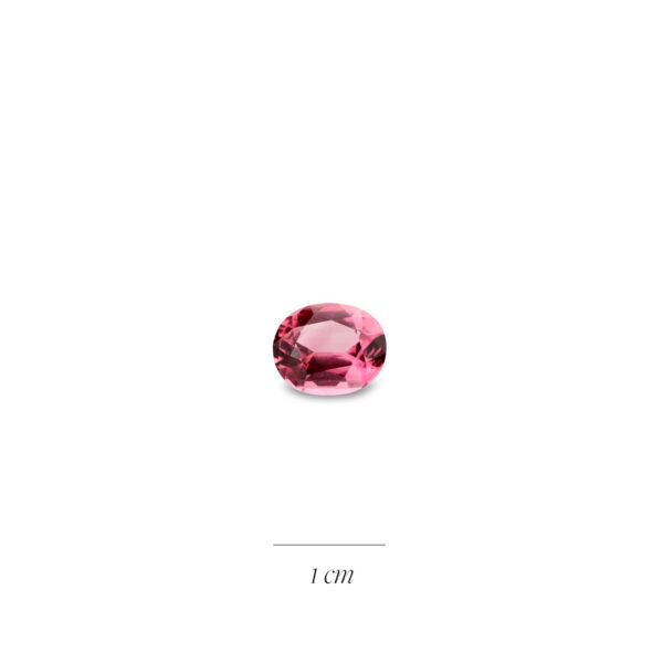 Tourmaline rose ovale 2,50 cts