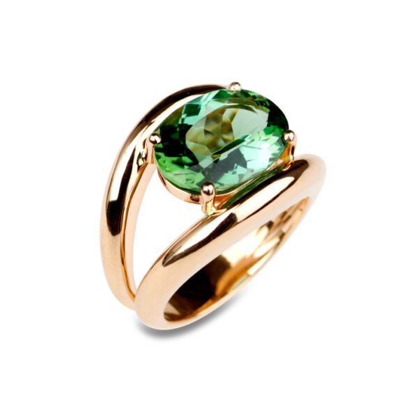 Boccadilupo tourmaline verte ovale