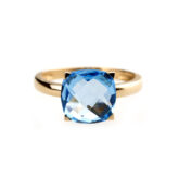 Poppy Blue bague topaze or jaune – Image 3