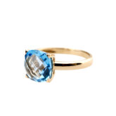 Poppy Blue bague topaze or jaune – Image 2