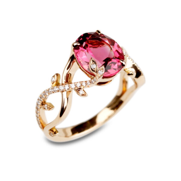 Jardin précieux tourmaline rose