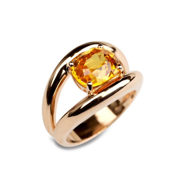 Boccadilupo zircon jaune or rose