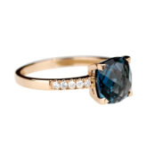 Poppy Blue bague topaze London blue – Image 4