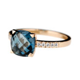 Poppy Blue bague topaze London blue – Image 2