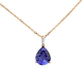 Lady Romanov tanzanite poire