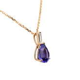 Lady Romanov tanzanite poire – Image 2