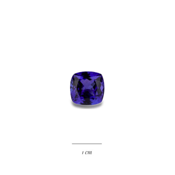 Tanzanite taille coussin 9,07 cts