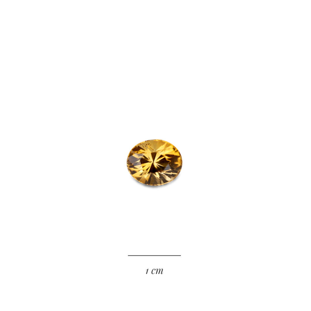 Tourmaline jaune doré 4 cts