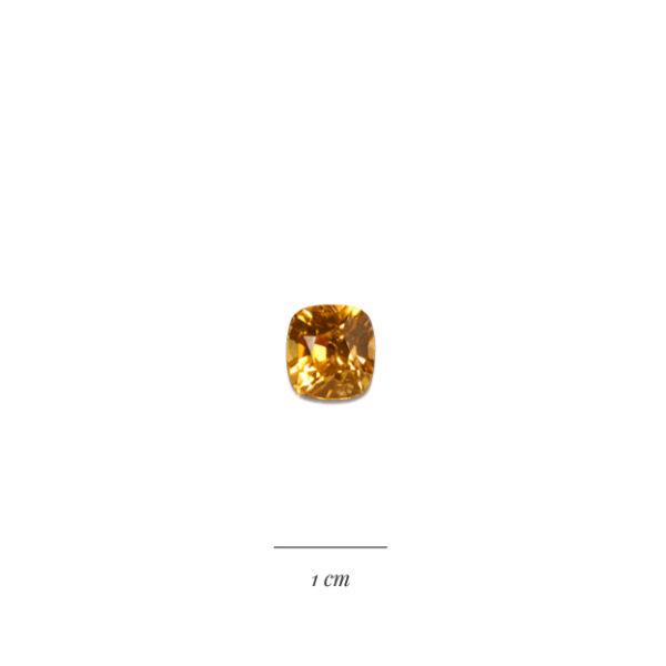 Zircon jaune doré 3,57 carats