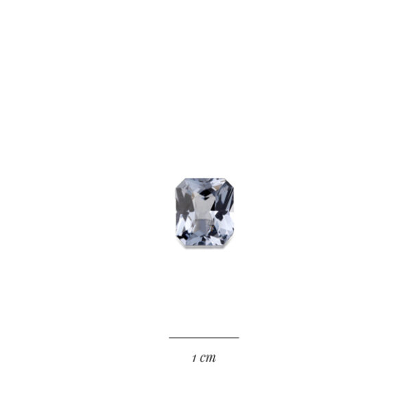 Spinelle bleu gris 2,63 carats