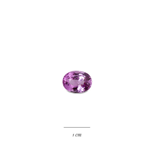 Spinelle mauve gris 3,72 carats