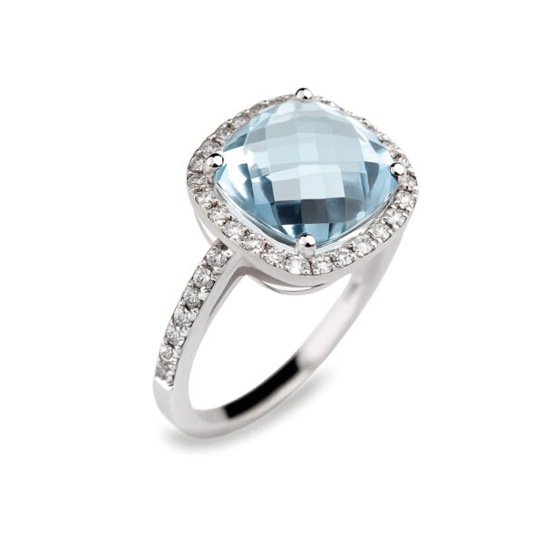 Antoinette topaze bleue