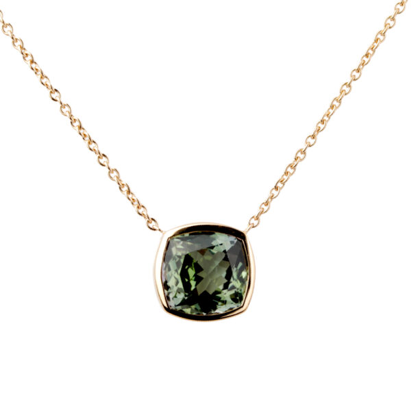 Talisman tanzanite verte or rose