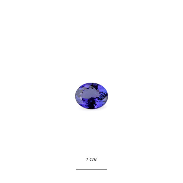 Tanzanite taille ovale 4,09 cts