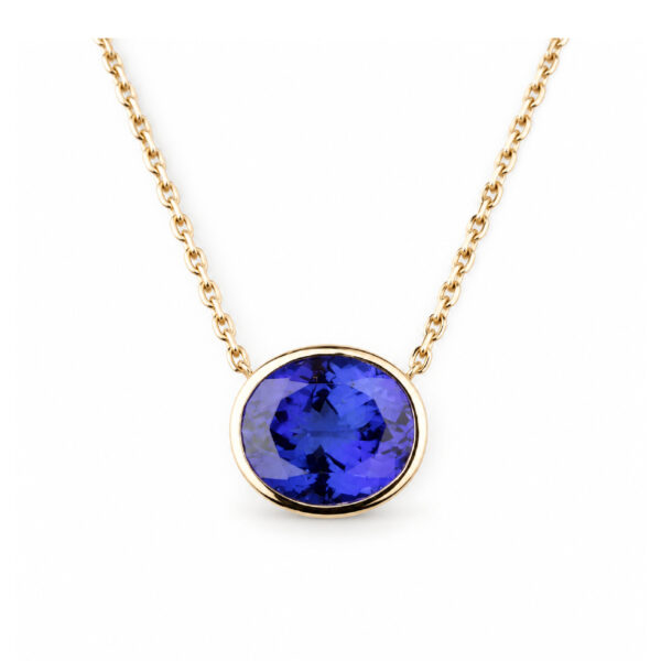 Talisman tanzanite verte or rose