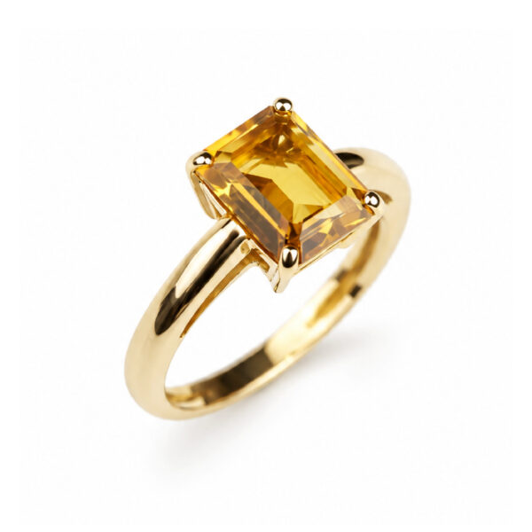 Initiale citrine