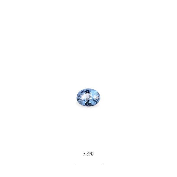 Spinelle bleu 1,43 ct