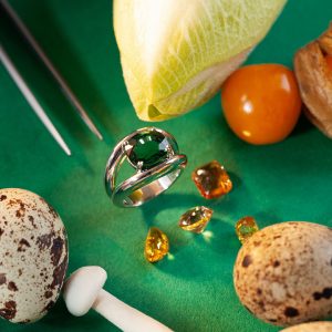 Bague pierre fine sur mesure joaillerie sur mesure Paris