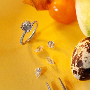 Bague de fiançailles diamant joaillerie sur mesure à Paris